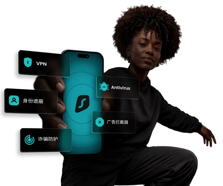 Surfshark 一站式VPN服务 界面